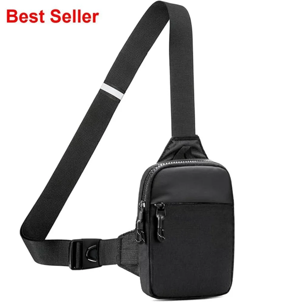 Waterproof Nylon Mini Sling Bag Crossbody Chest Bag Daypack